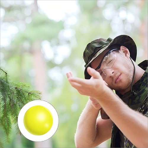 Miniatura 6 de Civaner 150 unidades de 68 bolas de pintura Cal bolas sólidas, 68 bolas rompedoras, bolas de nailon duro para práctica de entrenamiento de tiro