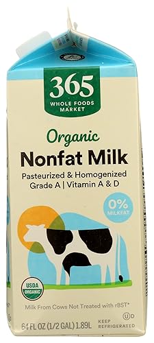 Miniatura 7 de 365 by Whole Foods Market Orgánico sin grasa de leche homogeneizado 64 onzas líquidas el embalaje puede variar