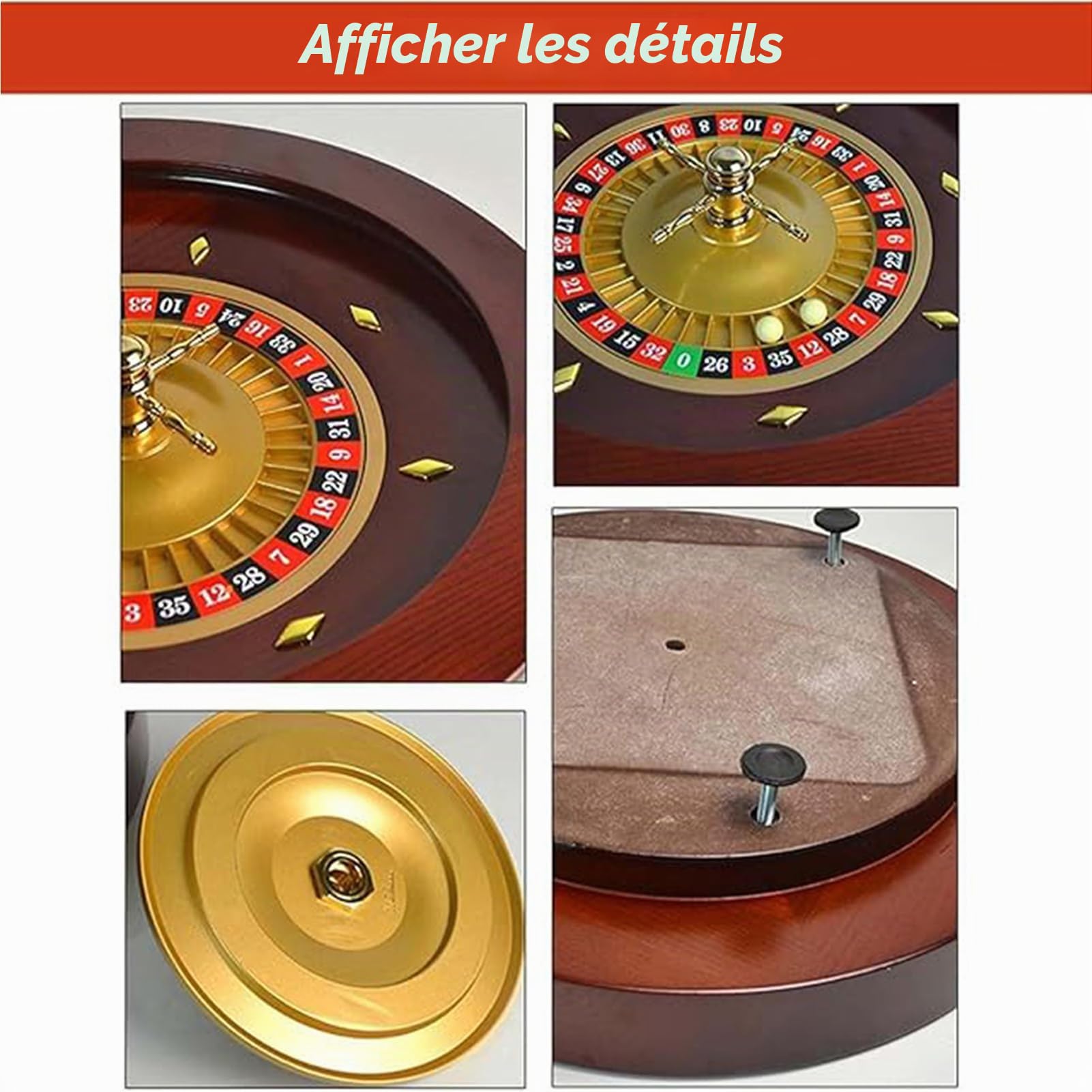 Générique Roulette Jeux De Table De Loisirs Table Tourne-Disque Set De Jeu De Casino Pour Enfants Et Adultes