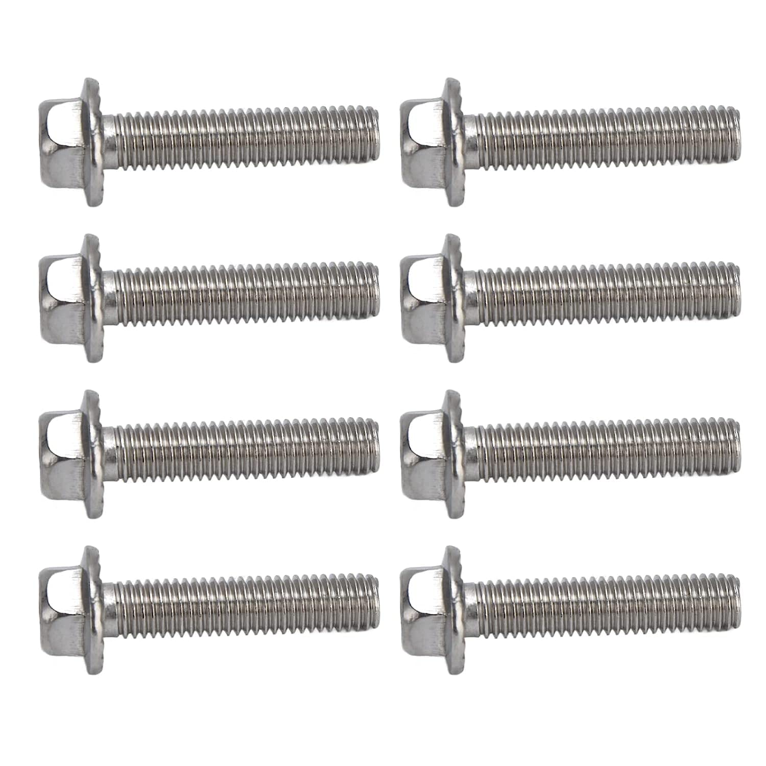 Coarse Screw Bolts, Hex Bolt 20Pcs High Strength Corrosion Resistant for Fastening and Connecting(M10*45)