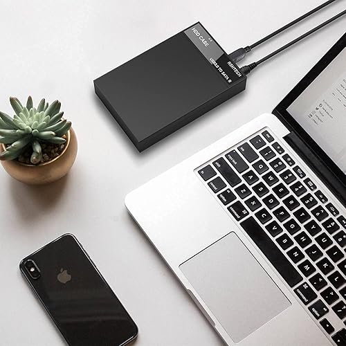Miniatura 7 de RSHTECH 3.5 pulgadas de aluminio SATA disco duro+RSHTECH 3.5inch USB 3.0 a SATA caja de disco duro externo