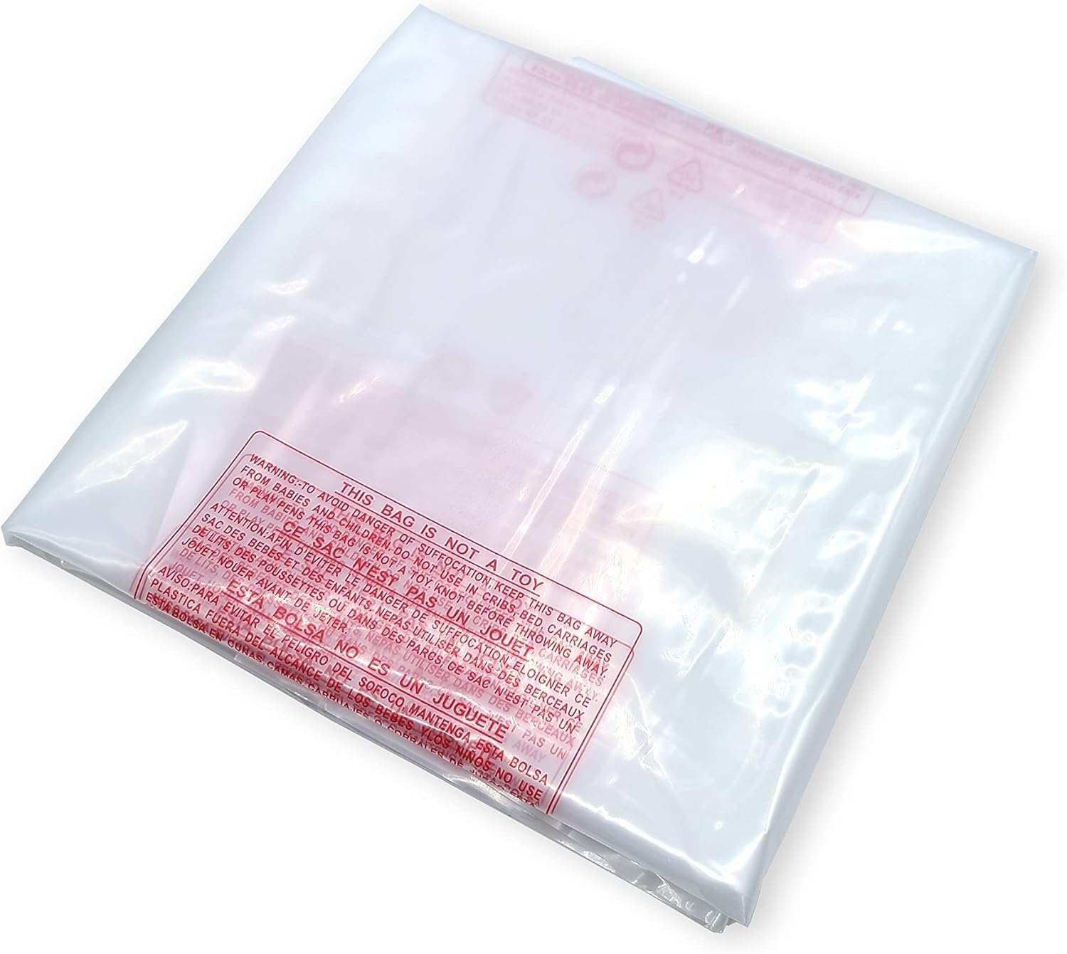 Taytools 5 Pack 31” x 46” Clear Plastic Dust Collector Replacement Bags to Fit 20” Diameter Filter Drums Super Strong 5 mil Thick