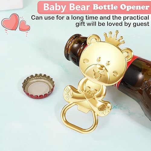 Miniatura 4 de 24 piezas de abrebotellas para baby shower, suministros de fiesta, decoración de baby shower, regalo de regreso para invitados, baby shower,