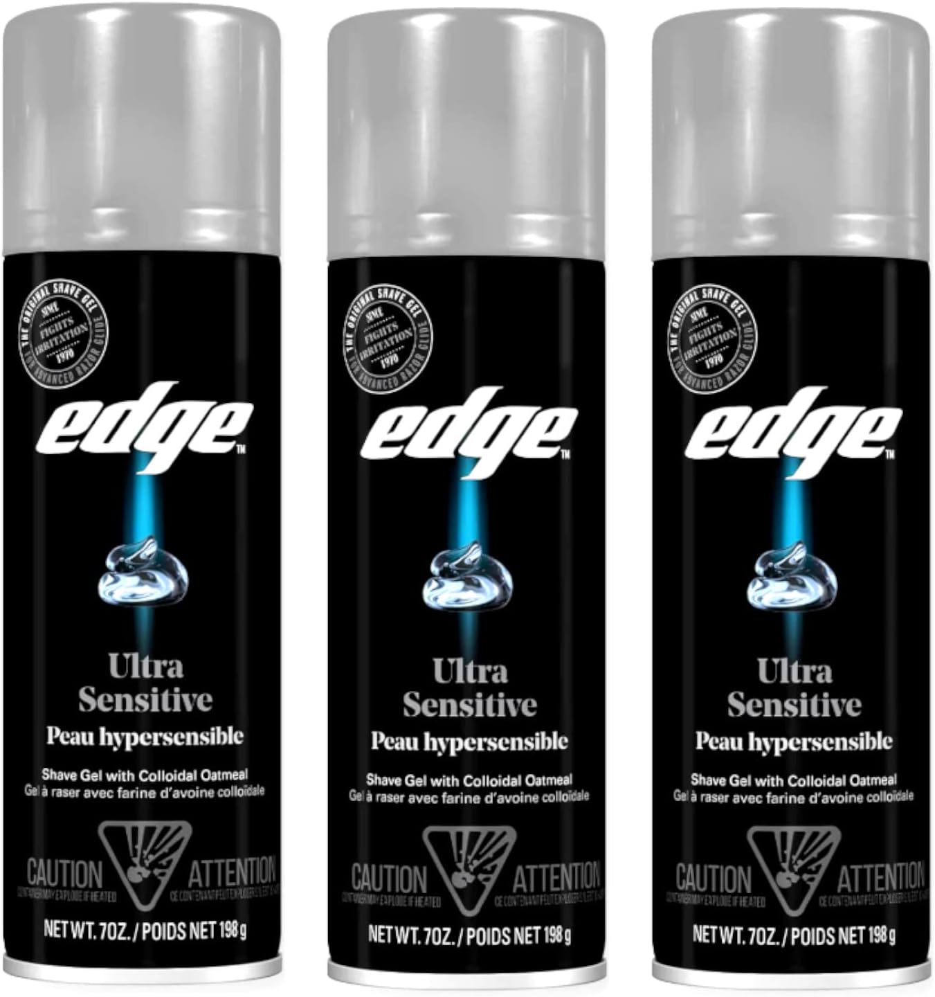 Edge Shave Gel, Fragrance Free, Ultra Sensitive 7 oz (Pack of 3) Buy