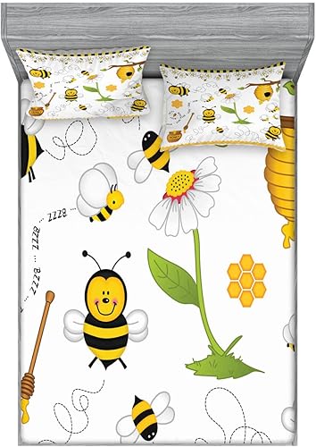 Miniatura 60 de Ambesonne Juego de sábanas bajeras y fundas de almohada, deliciosos tacos con verduras, cocina folclórica, ingredientes de recetas de comida Beige