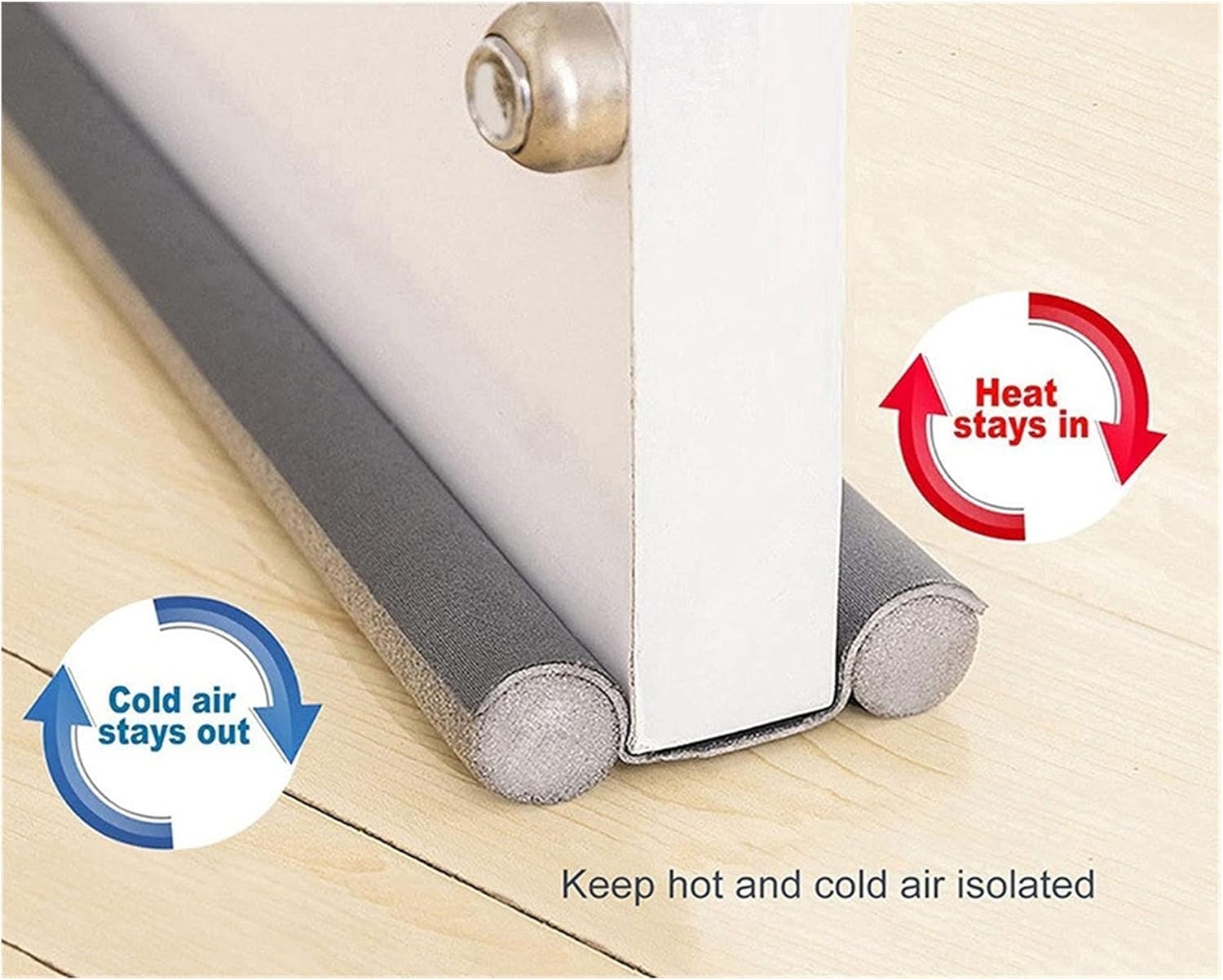 93cm Under Door Draft Guard- Wind Noise ReductionStopper Soundproof Reduce Noise Door Bottom Sealing Weather Strip Under (Color : 4pcs)