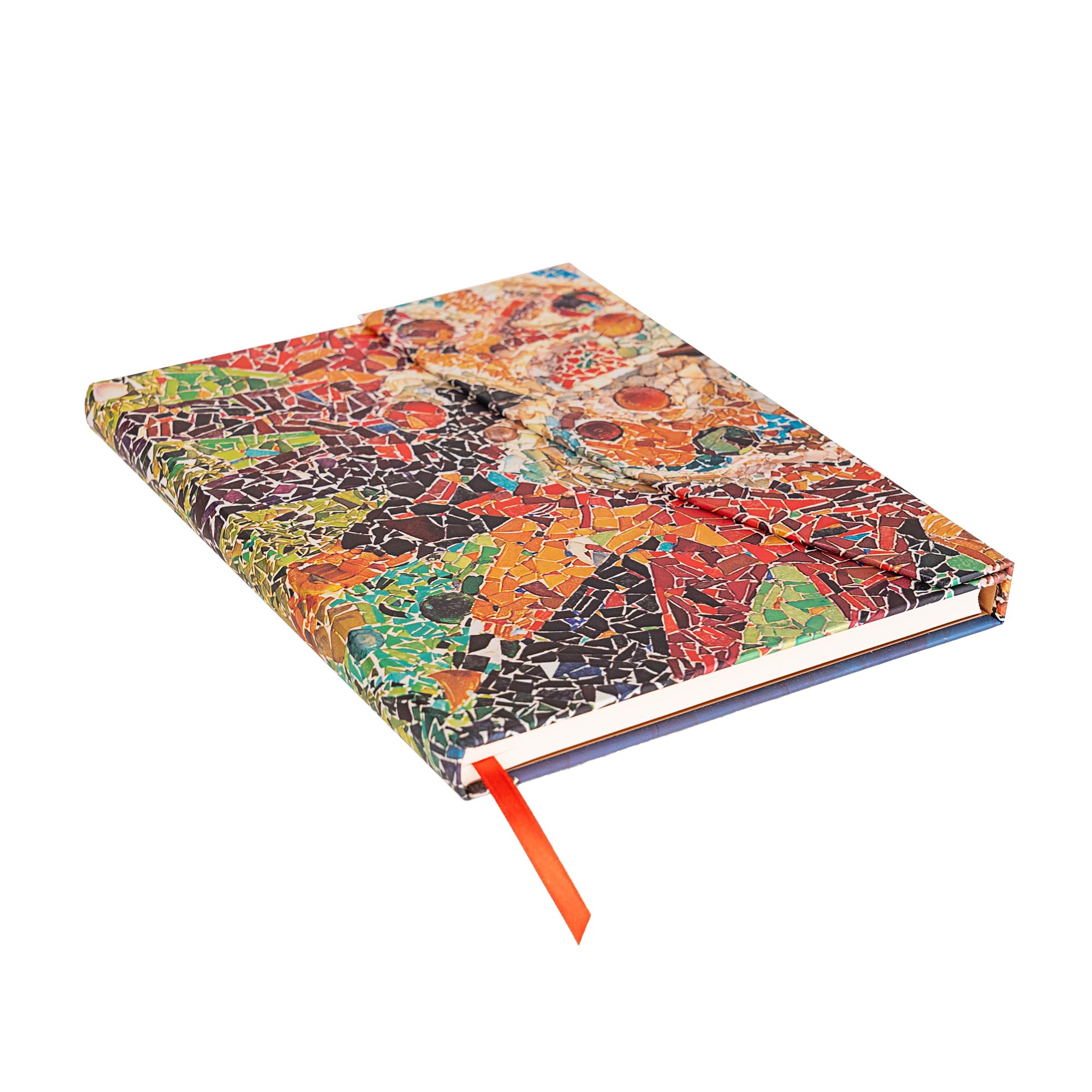 Gaudi’s Sun (Gaudi’s Mosaics) Ultra Lined Hardback Journal (Wrap Closure)