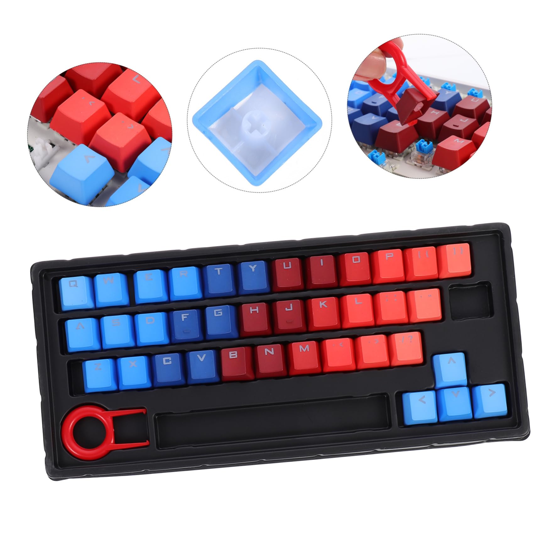 Gadpiparty 3sets Keycaps Per Tastiere Meccaniche Tasti Traslucidi Per Personalizzazione Vivaci e Durevoli Per Tastiere Rgb e Accessori Di Design Unici Per Amanti Del Gaming