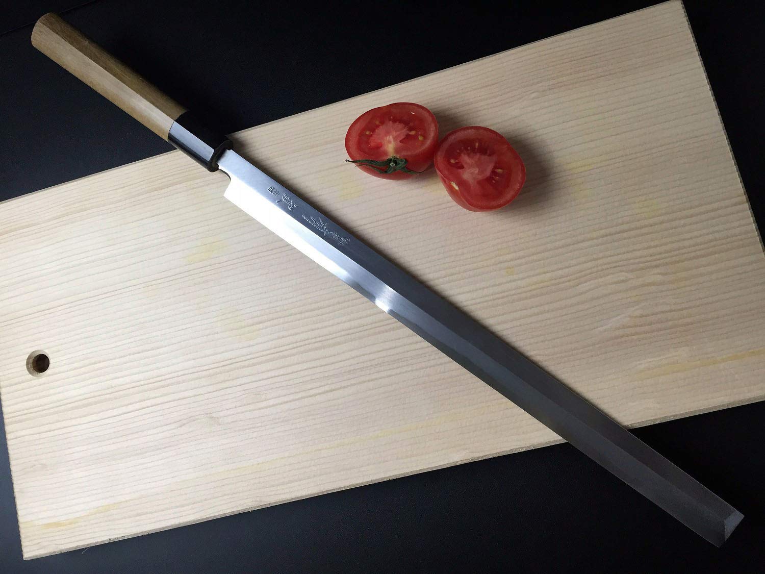 有次タコ引き包丁青鋼刃渡り360mm