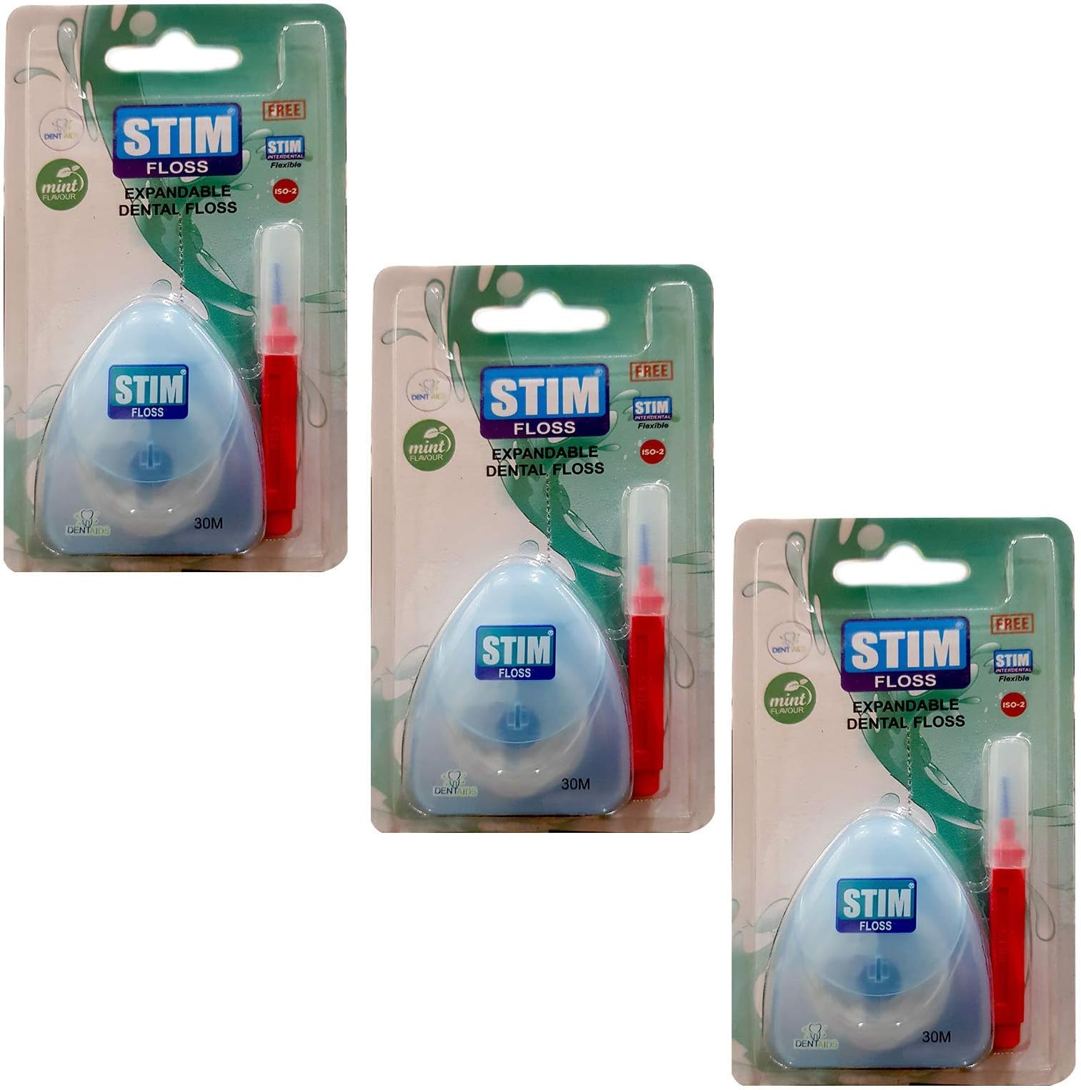 Stim Floss - Regular Minty Floss (Pack Of 3)