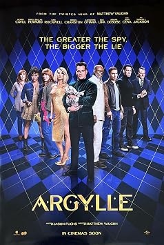 ARGYLLE MOVIE POSTER 2 جانب أصلي INTL الإصدار B 27x40 BRYCE DALLAS HOWARD