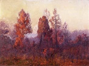 20 Wall Art Last Hour of the Day Indiana landscapes Theodore Clement Steele Paintings in Oil - Famous Room Decor -02, $50-$2000 Hand Painted by Art Academies' Teachers