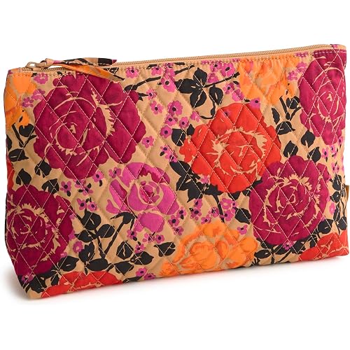 Vera Bradley Women's Premium Cotton Large Pouch