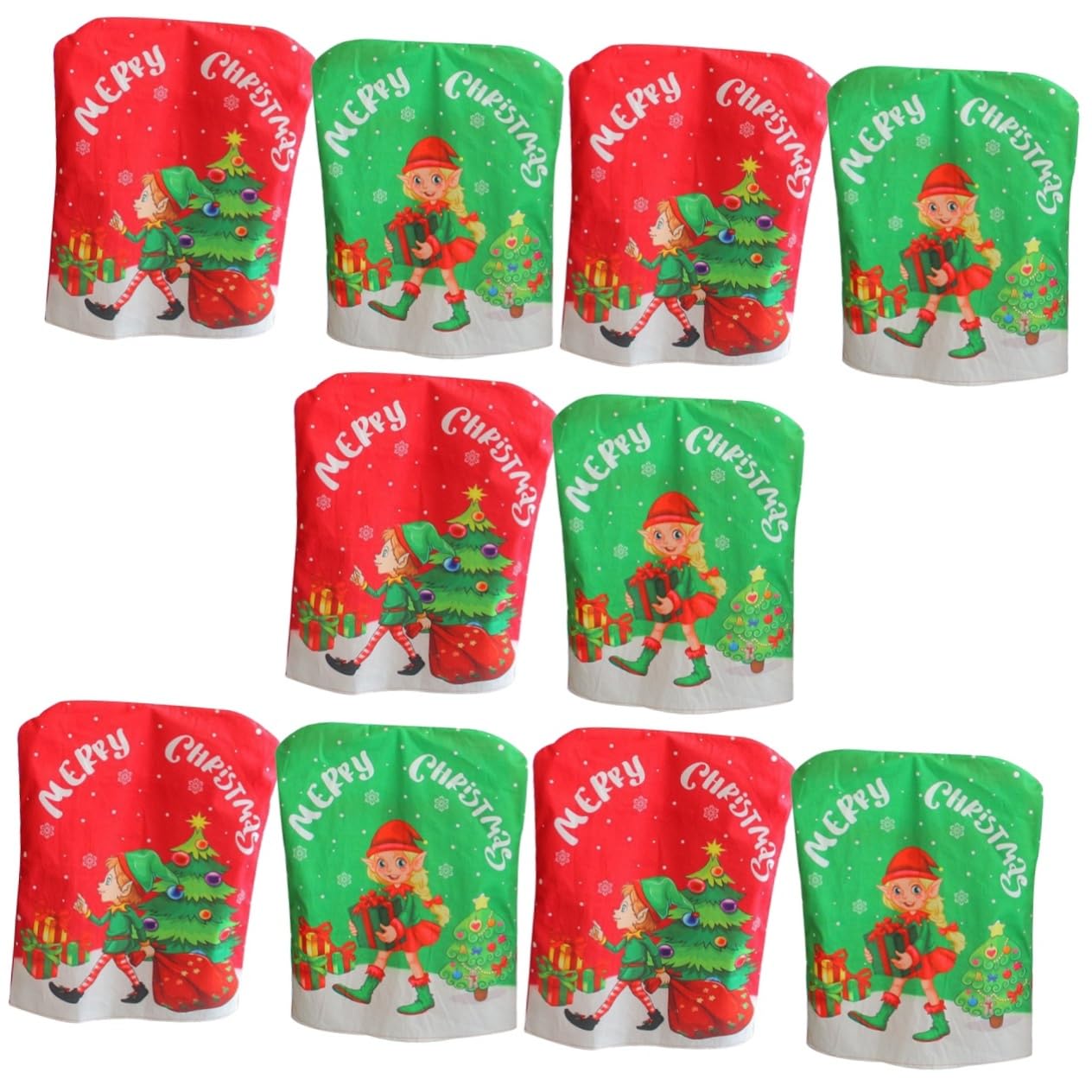 Décorations de Noël pour embellir les chaises de salle à manger durant vos repas de famille