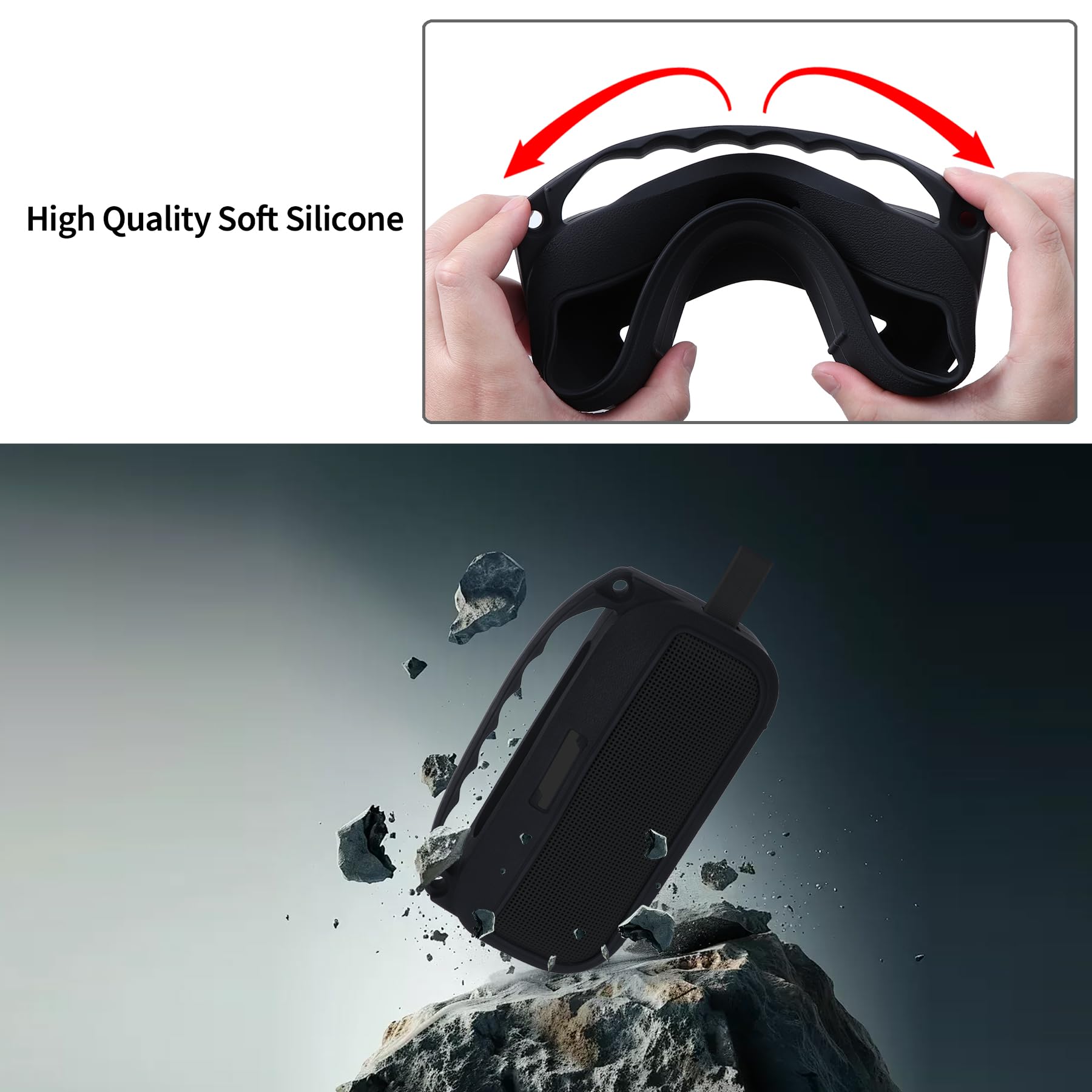 Silikonowe etui kompatybilne z Bose SoundLink Flex (2. generacji) Przenośny dyfuzor