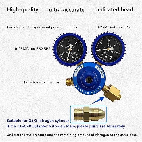 Miniatura 2 de ZKTOOL Regulador de nitrógeno, sistema de suspensión neumática Regulación de nitrógeno compatible con Porsche Cayenne Palamera, 9825 00072198250,