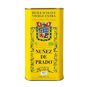 Nunez de Prado Extra Virgin Olive Oil USDA Organic, DOP Baena, First Cold Pressed, Family Estate Harvest, 33.8 fl oz (1 Liter)