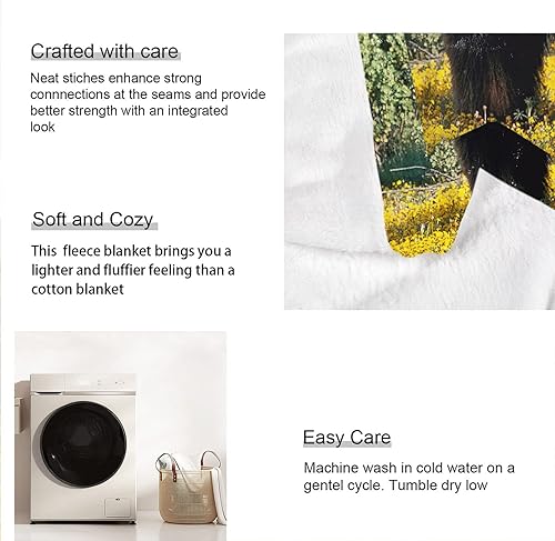 Miniatura 6 de Rstick Manta de oso marrón, manta gigante de forro polar, suave y mullida, para sofá y cama, 60 x 80 pulgadas