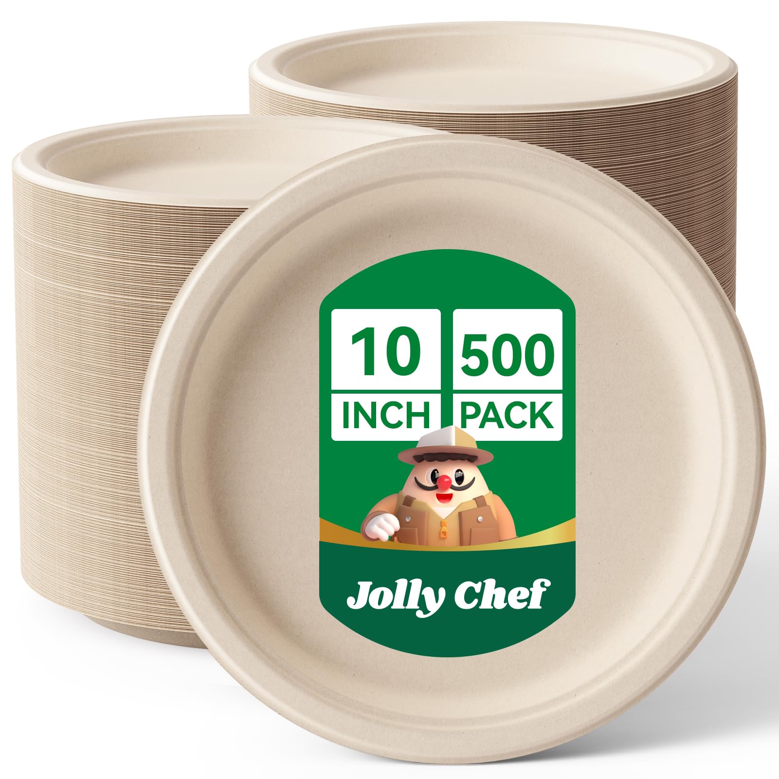 Eco-Friendly Compostable Plates - 125 Pack -12