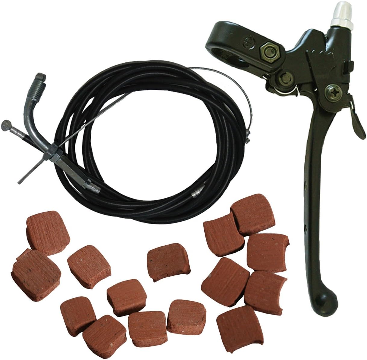 Left Clutch Lever Handle W/ LockFor 49cc 60cc 66cc 80cc 2 Stroke