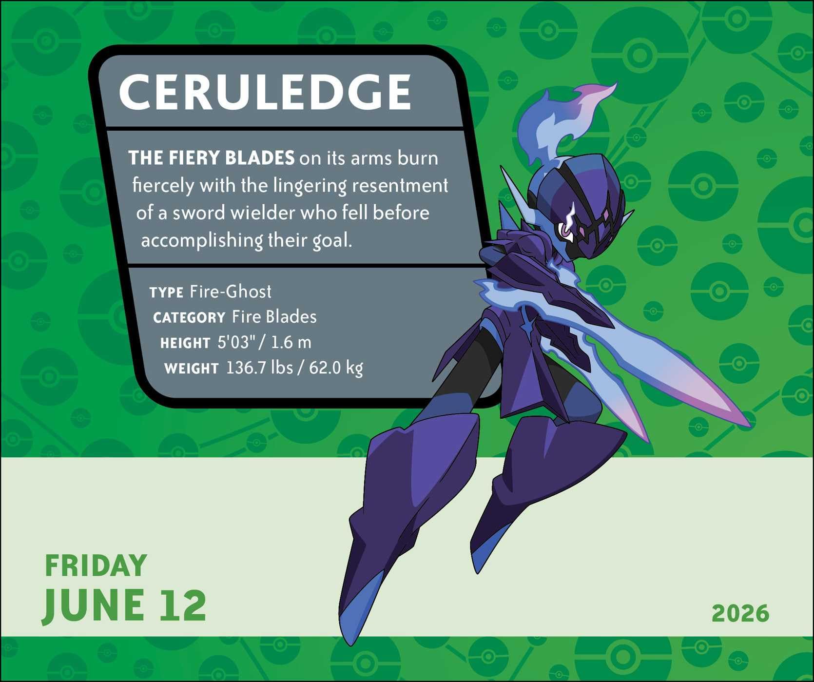Pokémon 2026 Day-to-Day Boxed Calendar