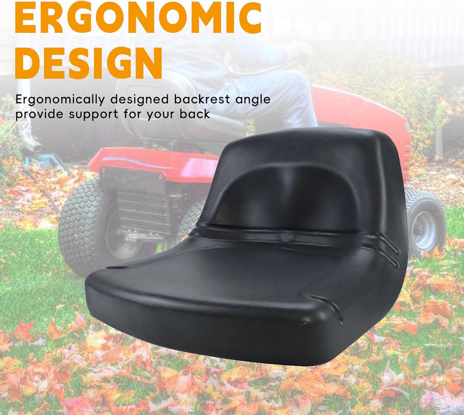 Lawn Mower Garden Tractor Seat Black