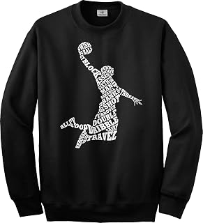 Men's Basketball Player Typography Unisex Sweatshirt
