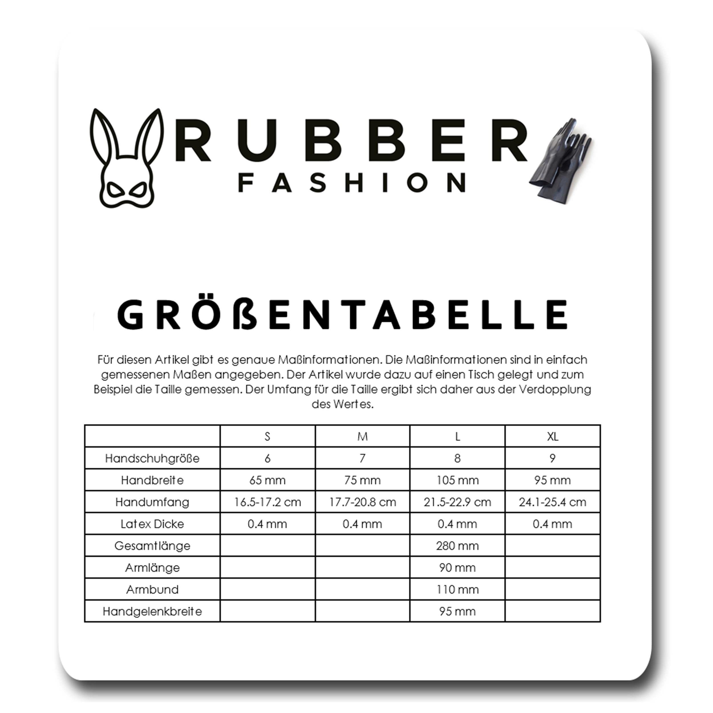 latex handschuhe größentabelle Rubberfashion kurz - Rubber Gloves - Latexhandschuhe für Damen und Herren Paar 2. WAHL Rahmengröße:59 cm - L Physics: Viewer's Request: Mechanics Typ-ATB