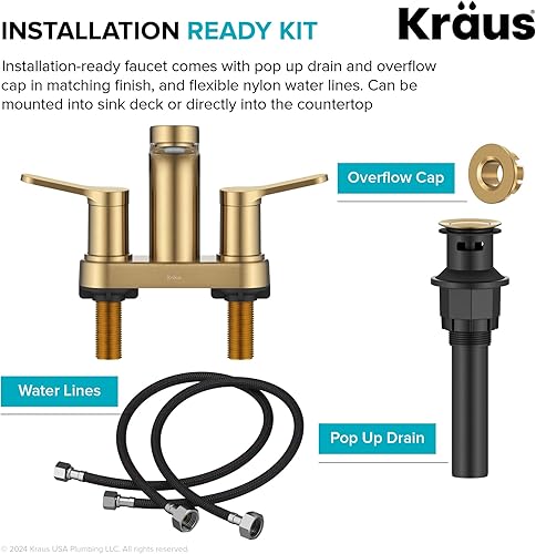 Miniatura 75 de KRAUS Indy - Grifo de baño con sensor sin contacto con caja de control y mezclador de temperatura en acero inoxidable sin manchas, KSB-10001SFS