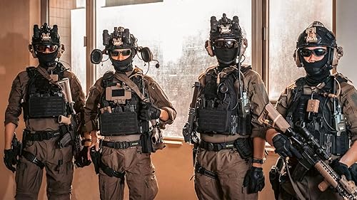 Miniatura 7 de BOMTURN Cinturón de batalla táctico con accesorios cinturones de servicio policial combate Airsoft cinturón de policía con bolsas 7 piezas