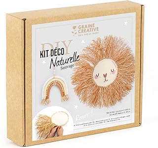 Graine Créative Kit de bricolaje - 2 decoraciones naturales de pared