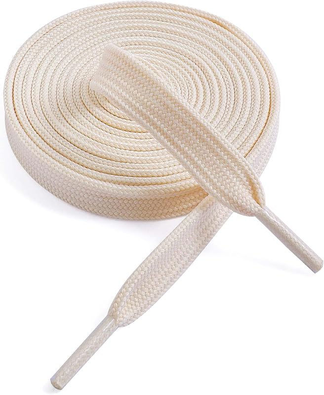 VSUDO 5/16" Fine Weave Flat Shoe Lace Shoestring for Running Athletic Sneaker