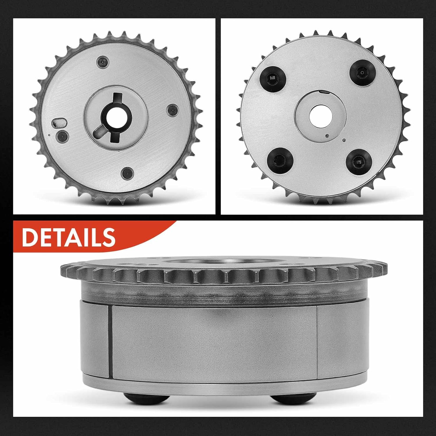 A-Premium Intake Engine Variable Valve Timing Sprocket Gear Camshaft Phaser Actuator Compatible with Toyota Corolla 2009-2017, Matrix 2009-2014 & Scion xD 2010-2011, Replace# 13050-0T020