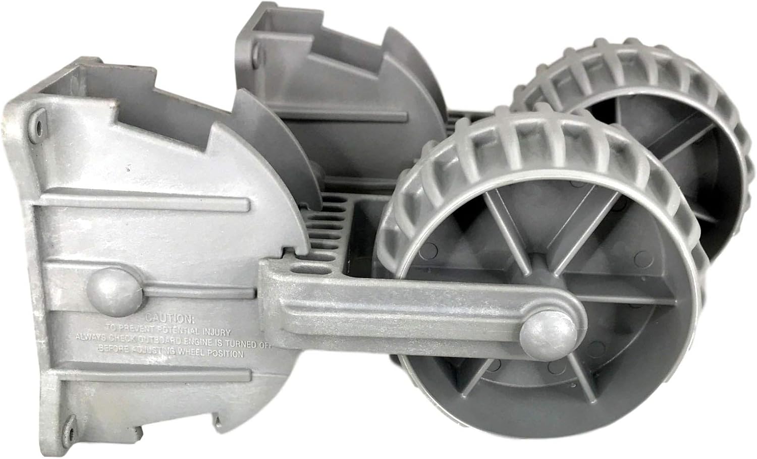 Pactrade Marine Flip-up Retrackable Dinghy Wheels Pair Nylon Inflatable Boat Launching Wheels/Boat Dolly