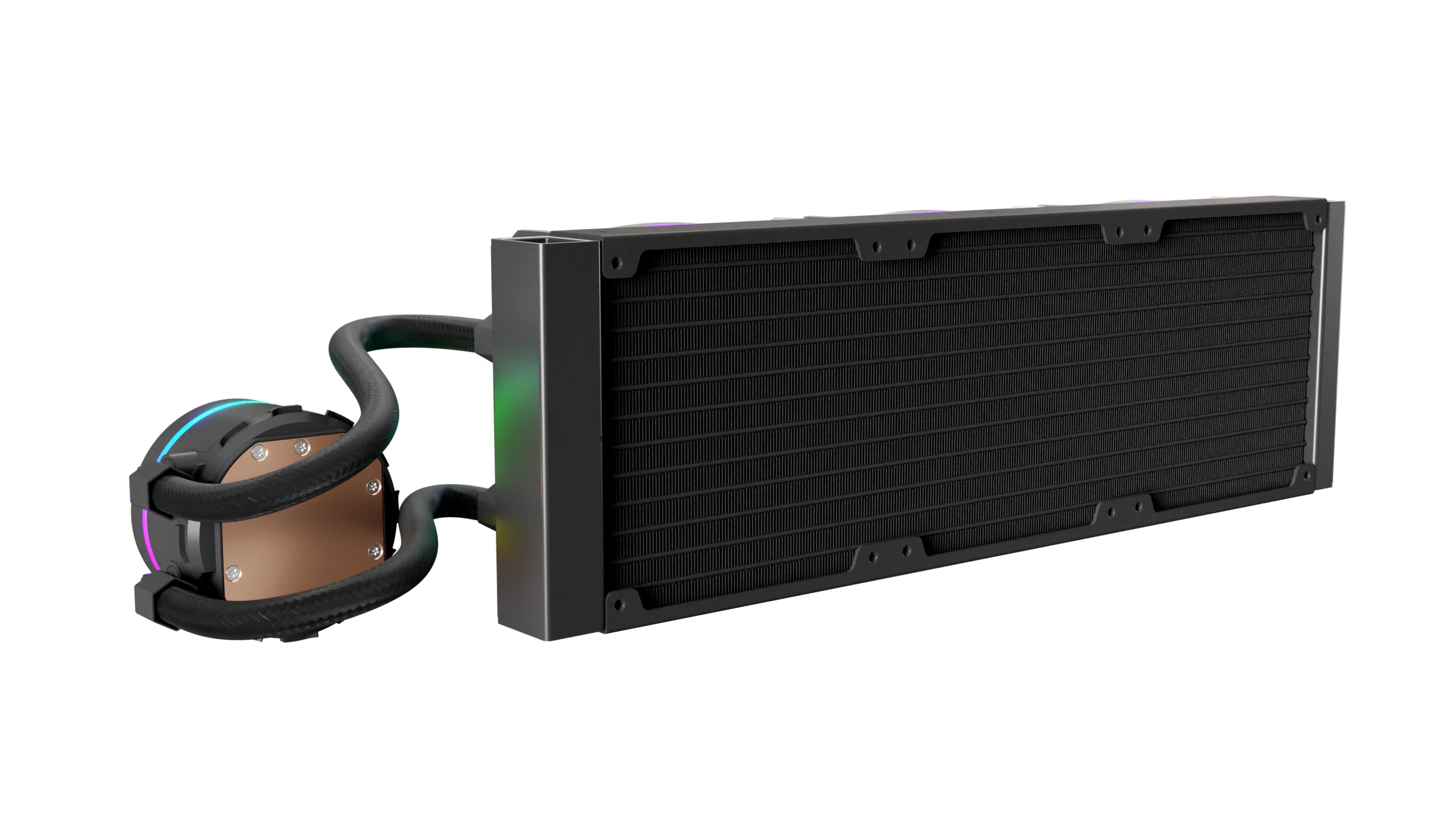 Nfortec Atria X chłodzenie cieczą procesor 360mm ARGB 240W kompatybilny z Intel AMD czarny