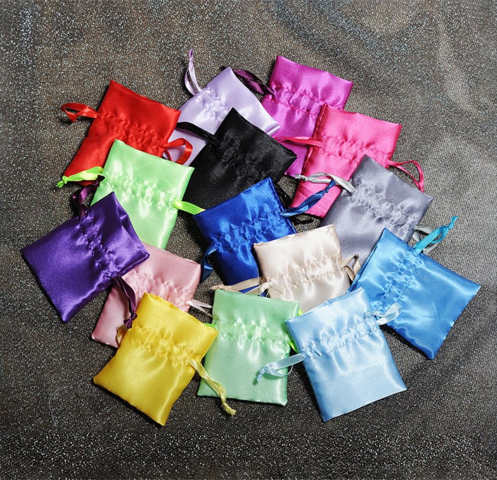 Sacchetti Regalo In Organza Yoosso - 200 Pezzi, 7x9 Cm, Con Coulisse, Per Bomboniere - Foto 3