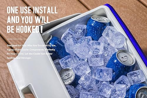 Miniatura 6 de Bisagras de repuesto para hieleras Igloo, piezas de bisagras de repuesto para refrigerador, piezas de bisagras de alta dureza, para piezas de