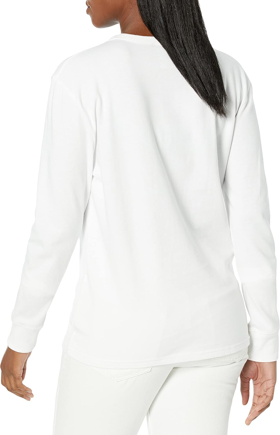 Champion Women's Boyfriend Long Sleeve Tee, Oversized Long Sleeve T-Shirt for Women, Women's Cotton Long Sleeve Tee - Image 2