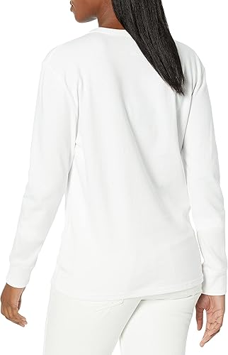 Miniatura 2 de Champion Camiseta de manga larga para mujer, camiseta de manga larga de gran tamaño para mujer, camiseta de manga larga de algodón para mujer