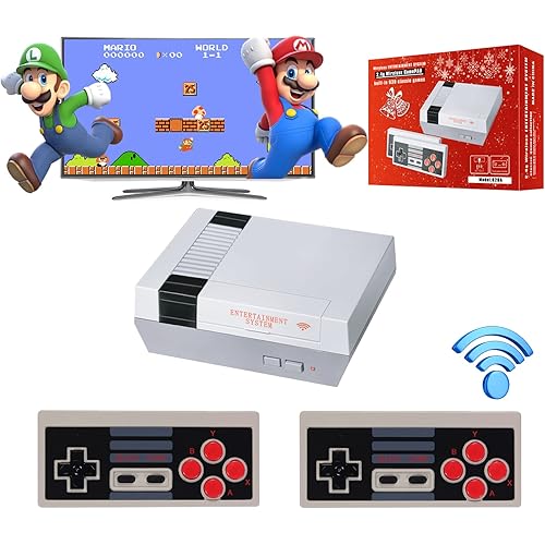 Classic Handheld Game Console, for Kids, Upgrade Packaging Wireless Classic Retro Game Console Built-in 620 Games, Video Game Player Console