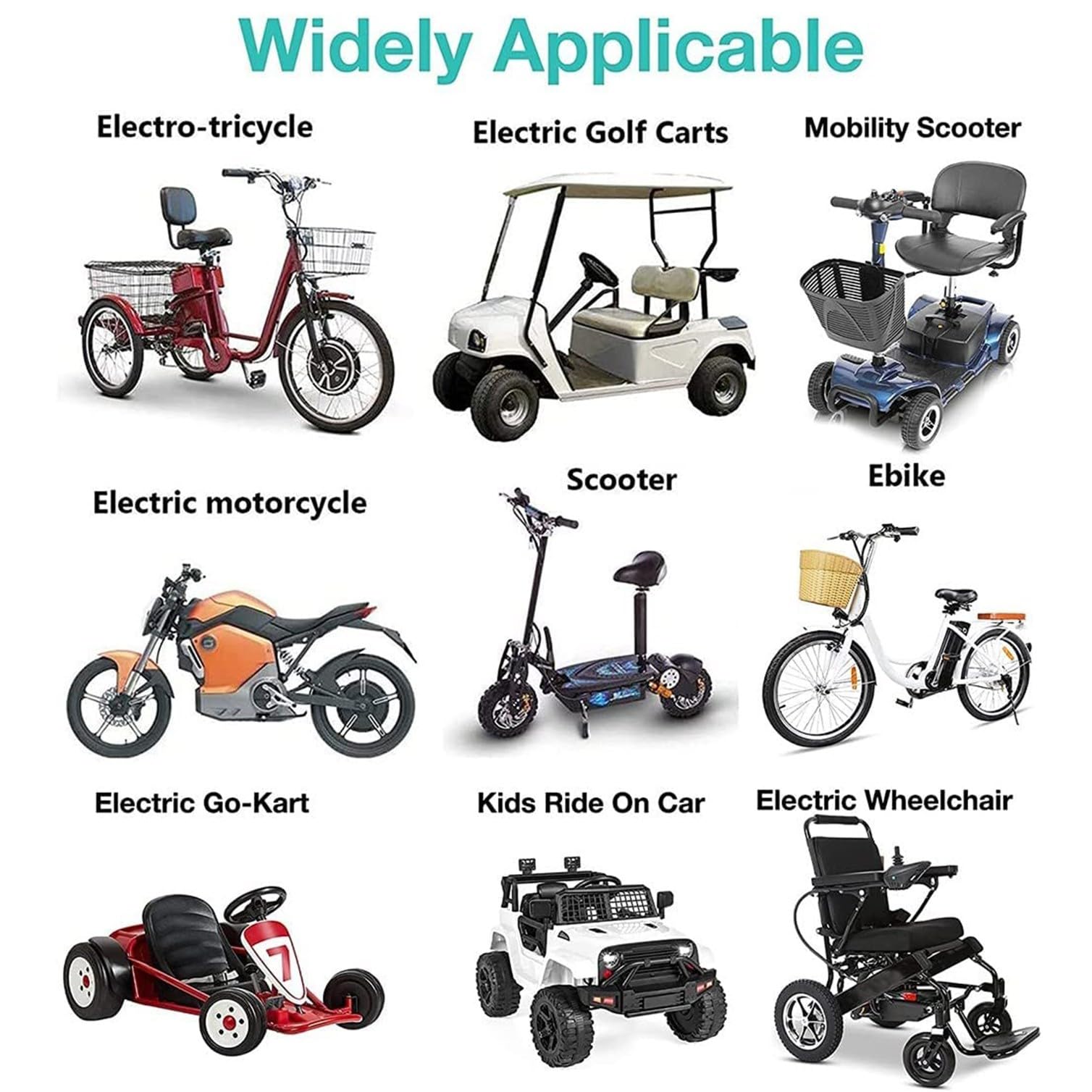 E-Bike Pedelec Akku 48V 10Ah Ebike Batterien Pack Rechargeable Battery Eingebauter BMS Wasserdichter PVC-Akku Mit Ladegerät XT60 Plug,48V 10Ah