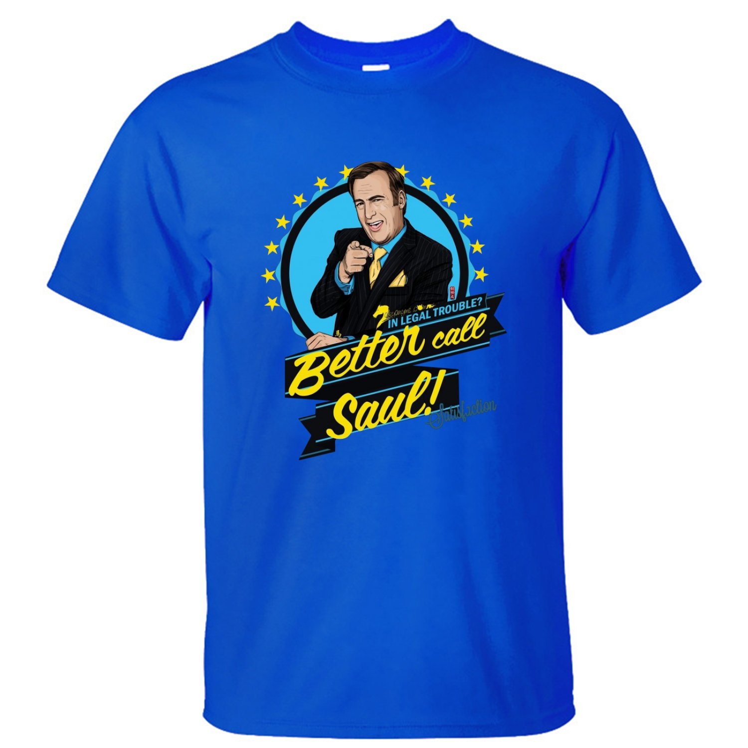 HKGO Better Call Saul Shining Men's T Shirt Short Sleeves