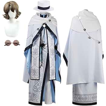 魔法使いの約束　ファウスト　セット済ウィッグ Amazon.co.jp: 【KYUUCOS】魔法使いの約束 ファウスト コスプレ