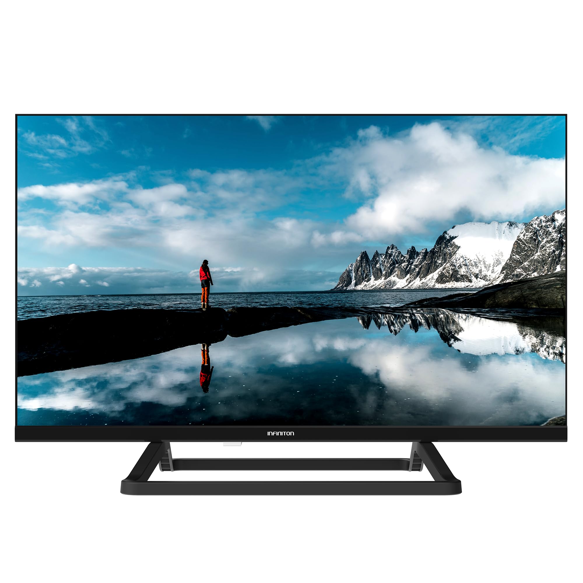 Infiniton TV LED INTV-24GS590 HD - Google TV Oficial - Smart TV - DVB-T2 & DVB-S2 - WiFi - USB Grabador (24 Pulgadas | INTV-24GS590)