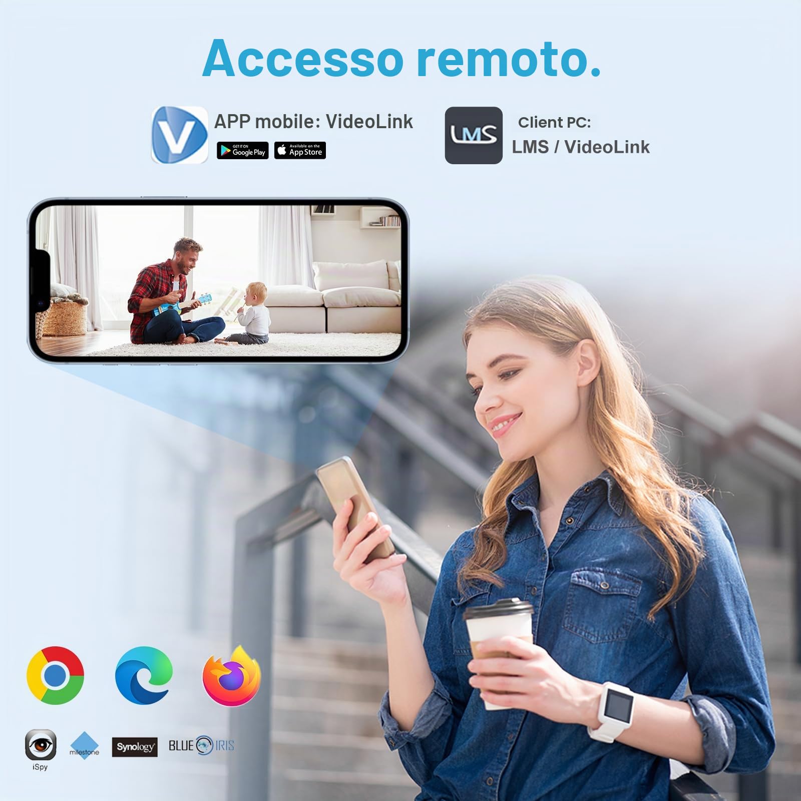 Anpviz 4K 8MP Telecamera IP PoE Esterno, Rilevamento di Uomo/Veicolo | 30m Visione Notturna Colori & IR, Alloggiamento Interamente in Metallo, Microfono, Cablato, Nessun Alimentatore(U Series)