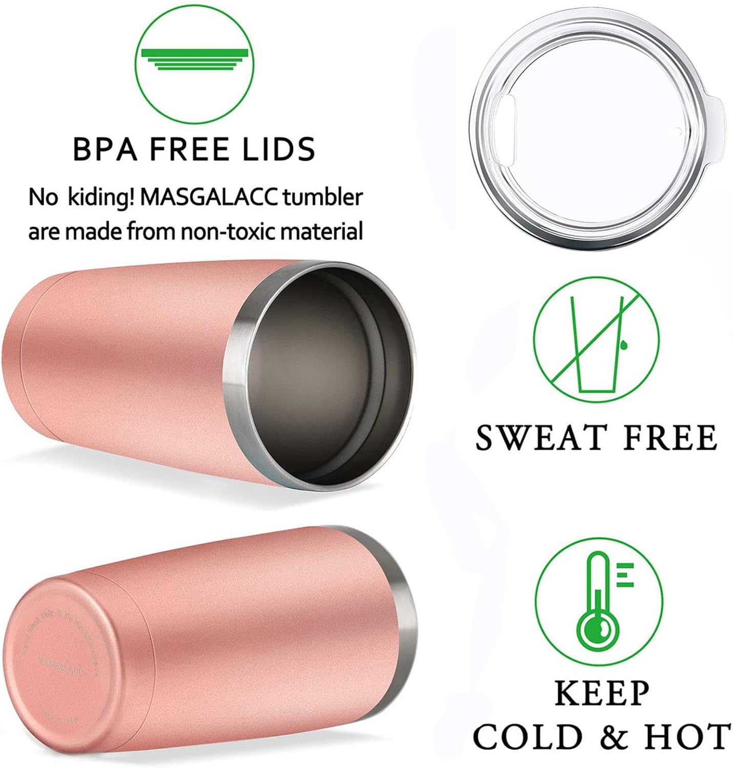 Sisters Gifts from Sister - Birthday Mothers Day Gift for Sisters Christmas Ideas Galentines Day Gifts, Sister Tumbler, 20oz Rose Gold - Image 5