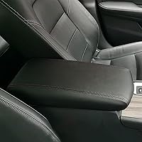 Vista 7 de Center Console Armrest Box Cover Panel Trim Waterproof Anti-Scratch Leather Protector Decoration Cover Interior Accessories for Nissan Altima Red