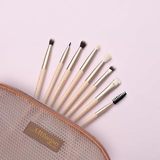 Milagro Beauty Eye Essential Makeup Brush Set | Includes Firm Blending, Eyeshadow, Eyeliner, Smudge, Large Crease, Pencil,... Price In India
