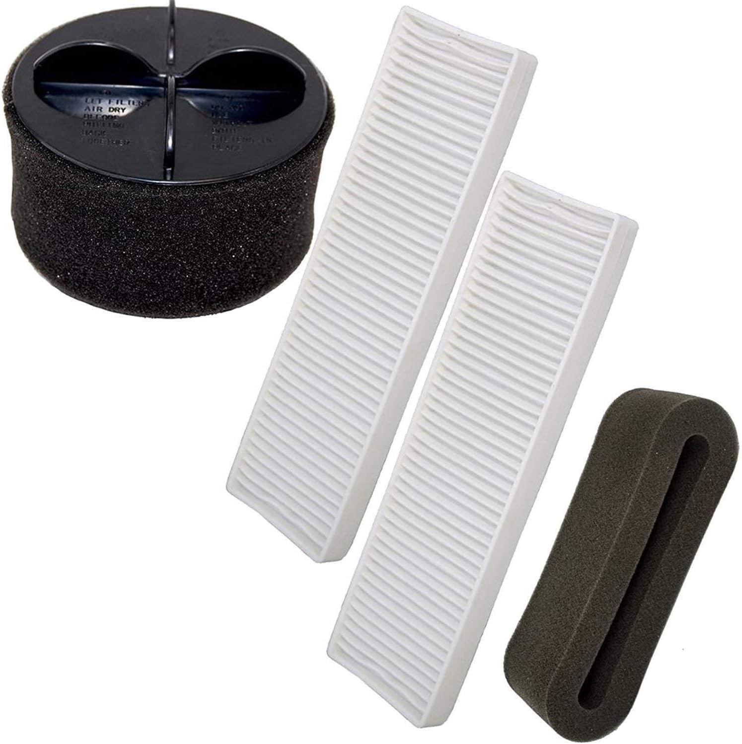 HQRP Filter Kit compatible with Bissell CleanView Helix 95P1, 82H1, 82H1H, 82H1M, 82H1R, 82H1T Vacuum Cleaners