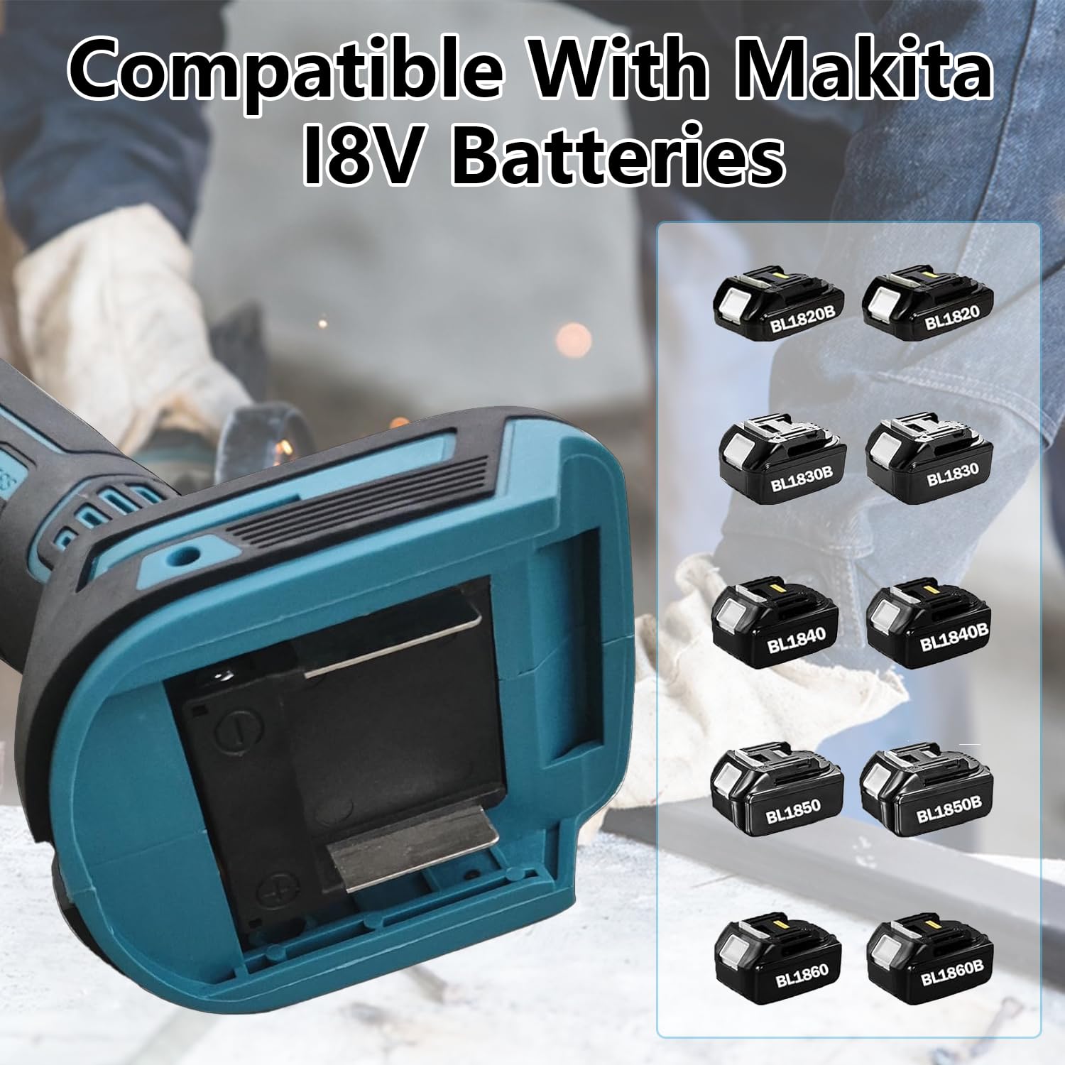 Makita 18V Smerigliatrice Diritta Senza Spazzole 6mm 4 Velocità Variabili